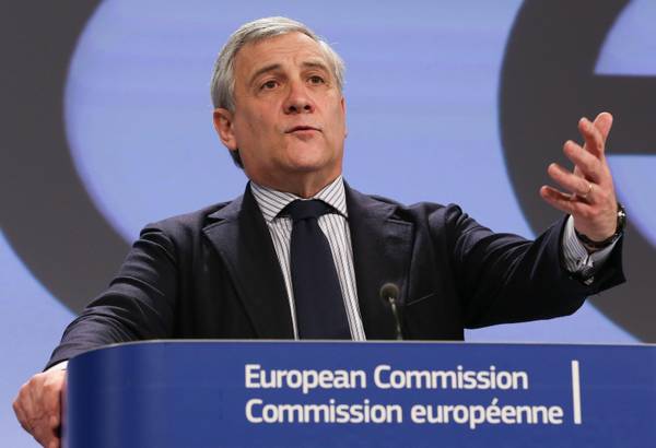 Debiti Pa: Tajani, con Ue si può trattare patto stabilità