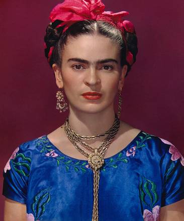 Nickolas Muray Frida con un vestito azzurro, 1939