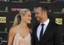 Oscar Pistorius e Reeva Steenkamp in un momento felice