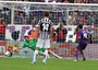 Fiorentina's Giuseppe Rossi scores in his side's 4-2 win over Juve in October