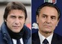 Italy coach Cesare Prandelli and Juve boss Antonio Conte