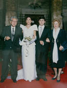 Isabella Rauti dona abito sposa a suore