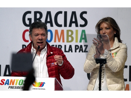 Juan Manuel Santos busca un nuevo mandato    (ANSA).