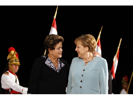 Angela Merkel en Brasil  (ANSA). 