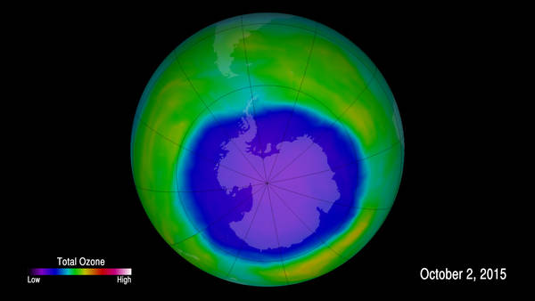 Buco dell'ozono da record, 28,2 mln km quadrati in Antartide (NASA/GODDARD SPACE FLIGHT CENTER)