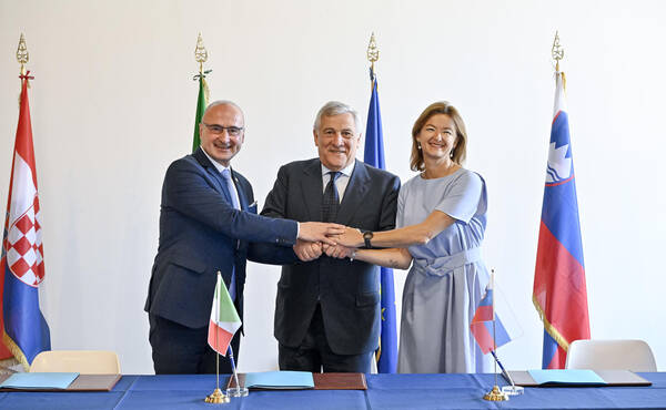 Tajani, con Croazia e Slovenia vogliamo porti più competitivi