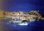 Il porto di Portoferraio sovrastato dalla Fortezza Medicea