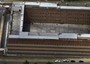 Un'immagine aerea del carcere dove fu tenuto prigioniero Nelson Mandela