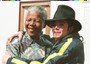 Nelson Mandela e Michael Jackson nel 2009