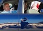 Papa Francesco a bordo della sua Ford Focus a Roma