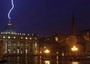 Un fulmine colpisce la cupola di San Pietro durante un temporale, nel giorno dell’annuncio delle dimissioni di Benedetto XVI