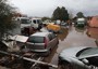 I danni provocati dal nubifragio in Sardegna, una delle zone piu' colpite il paese di San Gavino