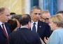 L'attività internazione del Presidente del Consiglio. Il Premier italiano con Barack Obama, Angela Merkel e Francois Hollande al G20 di San Pietroburgo