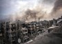 La citta' di Aleppo distrutta dai bombardamenti