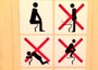 Sochi 2014: le regole per uso wc (da twitter Sebastien Toutant)