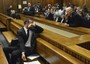 Oscar Pistorius durante una fase del processo