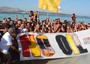 Trivelle: 'stop airgun', flash mob in spiaggia a Stintino
