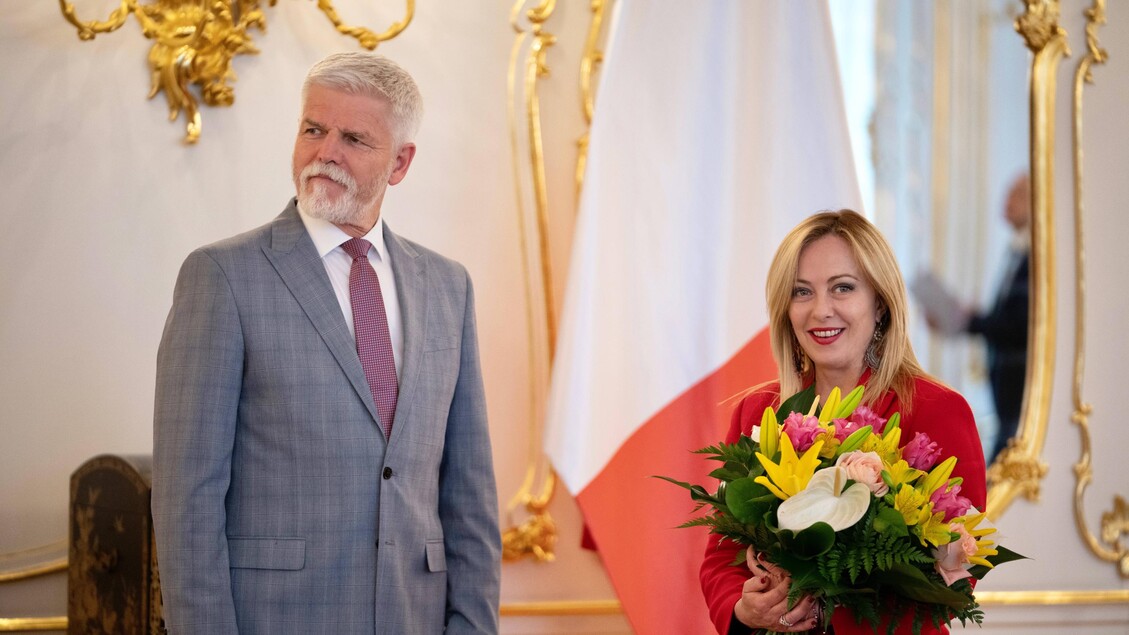 Giorgia Meloni en Praga, en marcha acuerdo bilateral