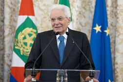 El presidente de Italia, Sergio Mattarella.