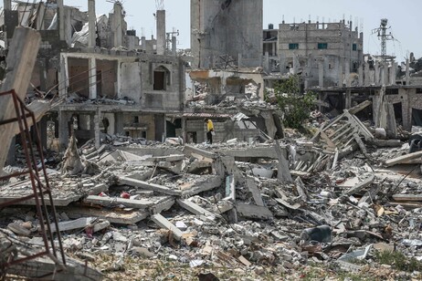 Gaza arrasada, imagen del hospital de Khan Yunis