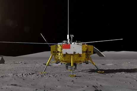 Sonda lunar de la misión china Chang'e.