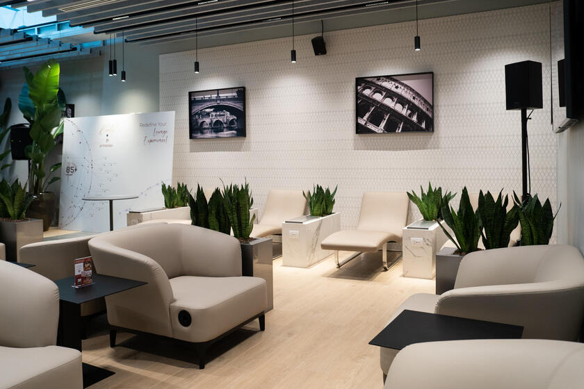 El nuevo Primeclass Lounge abre en el aeropuerto de Fiumicino