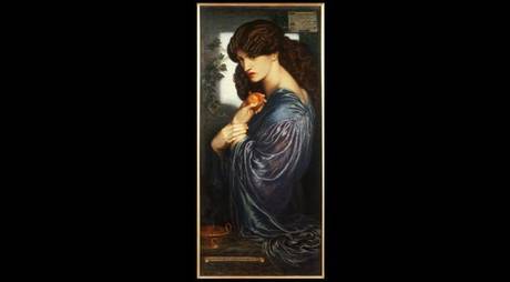 PRERAFFAELLITI L'utopia della bellezza: Dante Gabriel Rossetti (1828-1882), Proserpina 1874, Olio su tela, cm 125,1 x 61