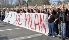 Milan-Parma: contestazione ultrà rossoneri