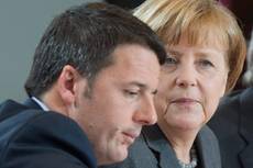 Merkel, molto colpita da Renzi, l'Italia cambia 