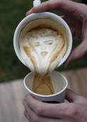 La schiuma-arte dei caffe' di Michael Breach