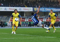16': Chievo-Atalanta 0-1, Moralez